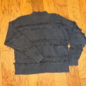 Ladies boutique dark gray sweater size large